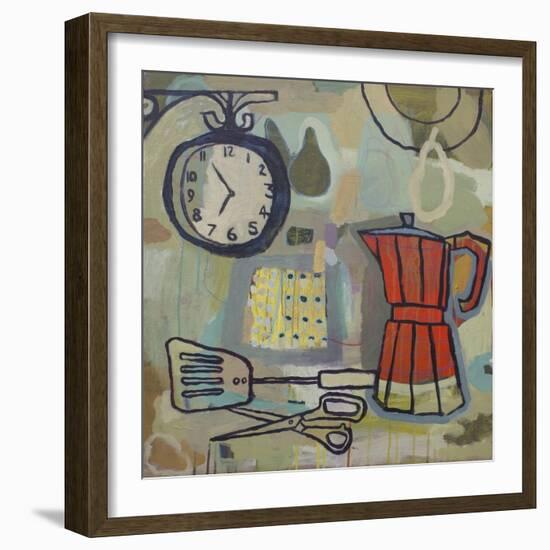 Still Life with Scissors, 2015-Anastasia Lennon-Framed Giclee Print