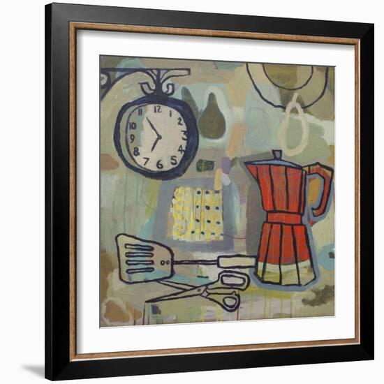 Still Life with Scissors, 2015-Anastasia Lennon-Framed Giclee Print