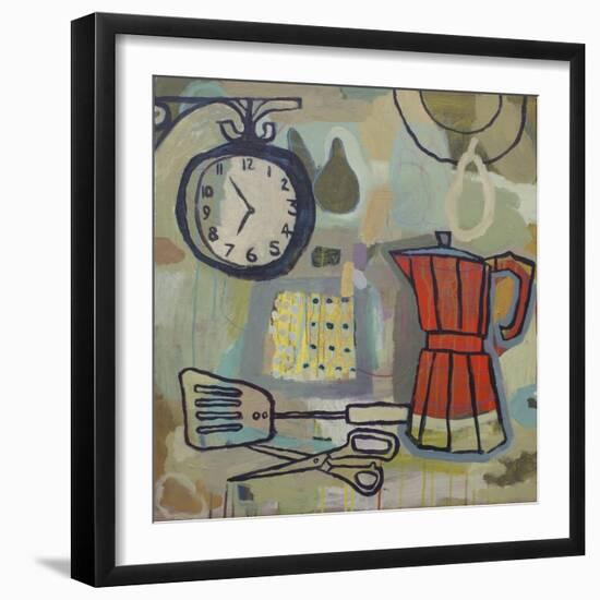 Still Life with Scissors, 2015-Anastasia Lennon-Framed Giclee Print