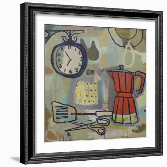 Still Life with Scissors, 2015-Anastasia Lennon-Framed Giclee Print