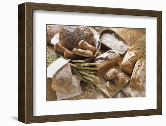 Still Life with Several Types of Bread and Rolls-Eising Studio - Food Photo and Video-Framed Photographic Print