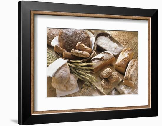 Still Life with Several Types of Bread and Rolls-Eising Studio - Food Photo and Video-Framed Photographic Print