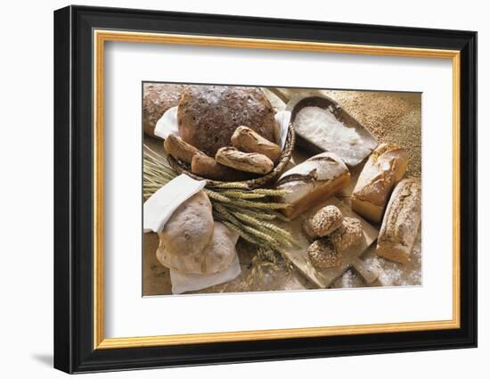 Still Life with Several Types of Bread and Rolls-Eising Studio - Food Photo and Video-Framed Photographic Print