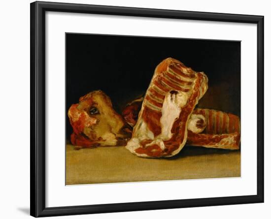 Still Life with Sheep's Head-Francisco de Goya-Framed Giclee Print