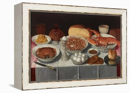 Still Life with Shellfish and Eggs-Georg Flegel-Framed Premier Image Canvas