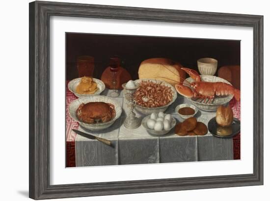 Still Life with Shellfish and Eggs-Georg Flegel-Framed Giclee Print