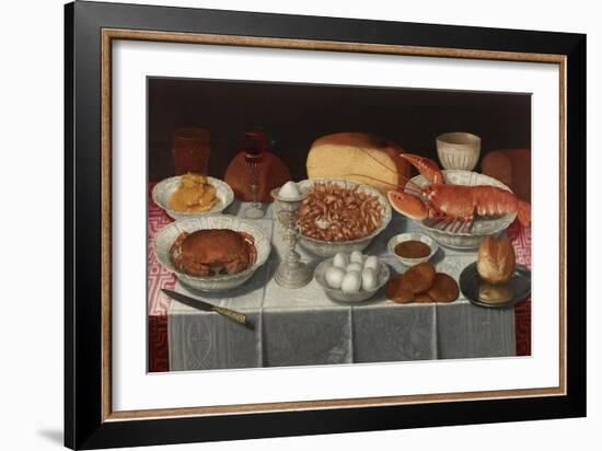 Still Life with Shellfish and Eggs-Georg Flegel-Framed Giclee Print