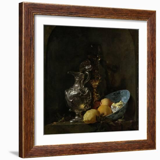 Still Life with Silver Ewe, C.1655-60-Willem Kalf-Framed Giclee Print