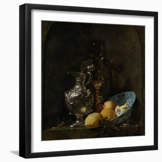 Still Life with Silver Ewe, C.1655-60-Willem Kalf-Framed Giclee Print