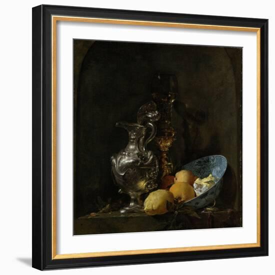 Still Life with Silver Ewe, C.1655-60-Willem Kalf-Framed Giclee Print