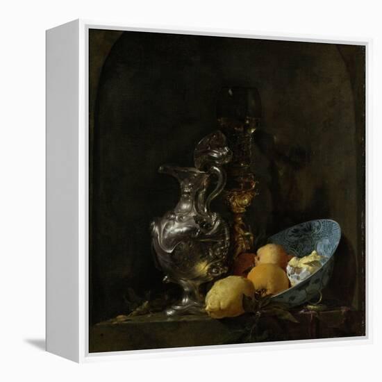 Still Life with Silver Ewe, C.1655-60-Willem Kalf-Framed Premier Image Canvas