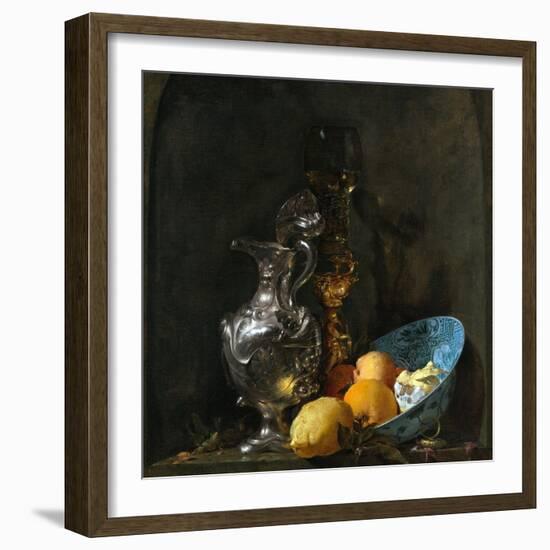 Still Life with Silver Jug-Willem Kalf-Framed Giclee Print