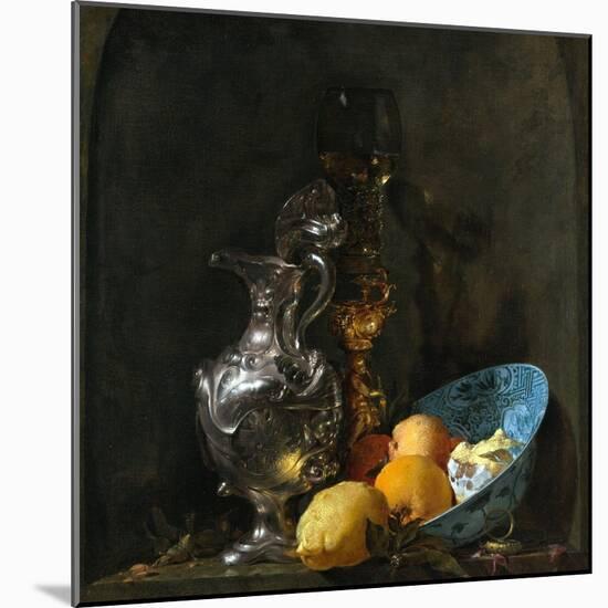 Still Life with Silver Jug-Willem Kalf-Mounted Giclee Print