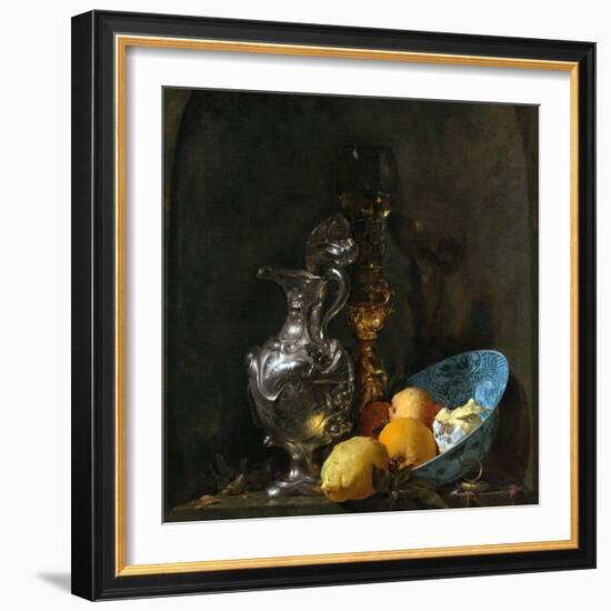 Still Life with Silver Jug-Willem Kalf-Framed Giclee Print