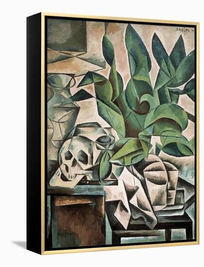 Still Life with Skull-Bohumil Kubista-Framed Stretched Canvas