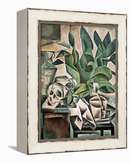 Still Life with Skull-Bohumil Kubista-Framed Stretched Canvas