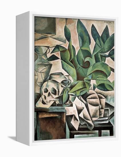 Still Life with Skull-Bohumil Kubista-Framed Stretched Canvas