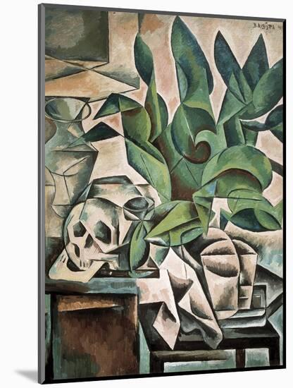 Still Life with Skull-Bohumil Kubista-Mounted Premium Giclee Print