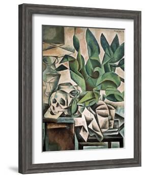 Still Life with Skull-Bohumil Kubista-Framed Art Print