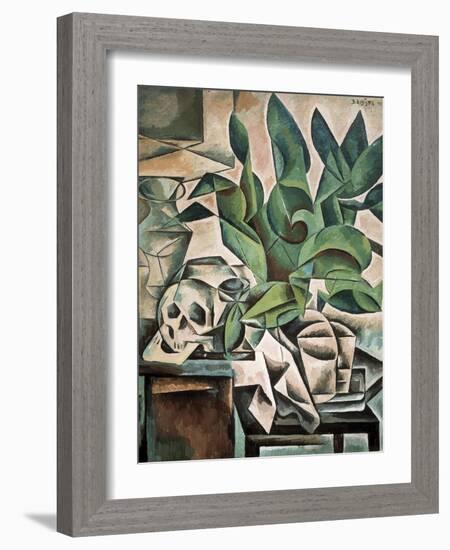 Still Life with Skull-Bohumil Kubista-Framed Art Print