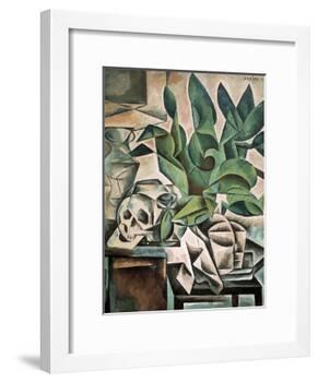 Still Life with Skull-Bohumil Kubista-Framed Art Print