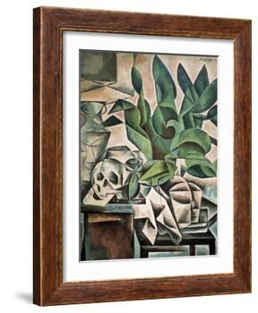 Still Life with Skull-Bohumil Kubista-Framed Art Print