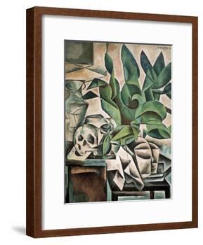 Still Life with Skull-Bohumil Kubista-Framed Art Print