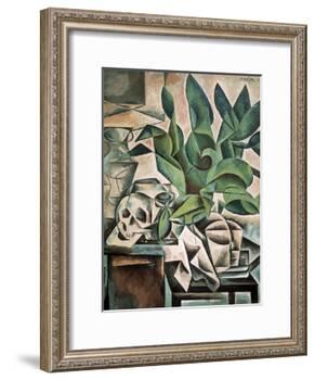 Still Life with Skull-Bohumil Kubista-Framed Art Print