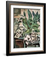 Still Life with Skull-Bohumil Kubista-Framed Art Print
