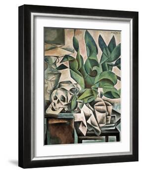 Still Life with Skull-Bohumil Kubista-Framed Art Print