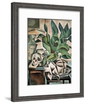 Still Life with Skull-Bohumil Kubista-Framed Art Print