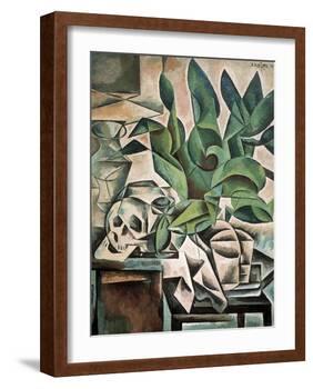 Still Life with Skull-Bohumil Kubista-Framed Art Print