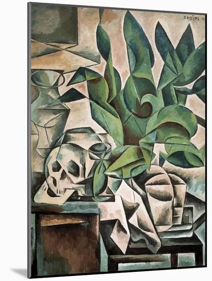 Still Life with Skull-Bohumil Kubista-Mounted Art Print