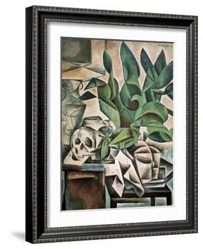 Still Life with Skull-Bohumil Kubista-Framed Art Print