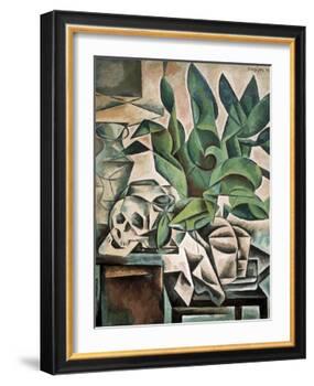 Still Life with Skull-Bohumil Kubista-Framed Art Print