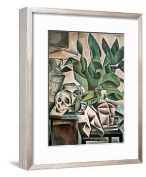 Still Life with Skull-Bohumil Kubista-Framed Art Print