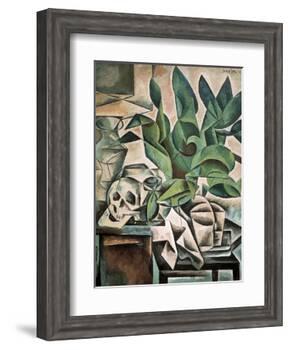 Still Life with Skull-Bohumil Kubista-Framed Art Print