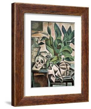 Still Life with Skull-Bohumil Kubista-Framed Art Print