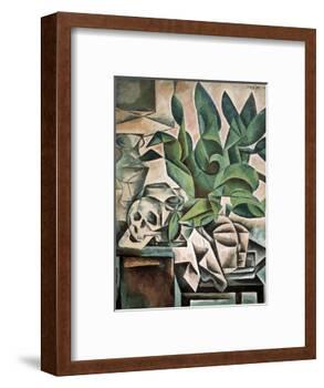 Still Life with Skull-Bohumil Kubista-Framed Art Print