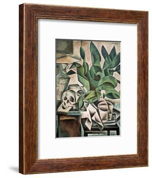 Still Life with Skull-Bohumil Kubista-Framed Art Print