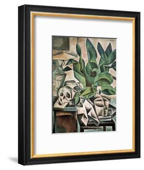 Still Life with Skull-Bohumil Kubista-Framed Art Print