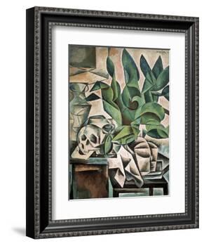 Still Life with Skull-Bohumil Kubista-Framed Art Print