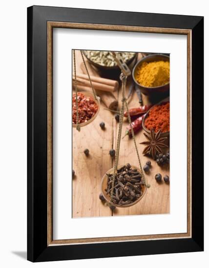 Still Life with Spices and Scales-Eising Studio - Food Photo and Video-Framed Photographic Print