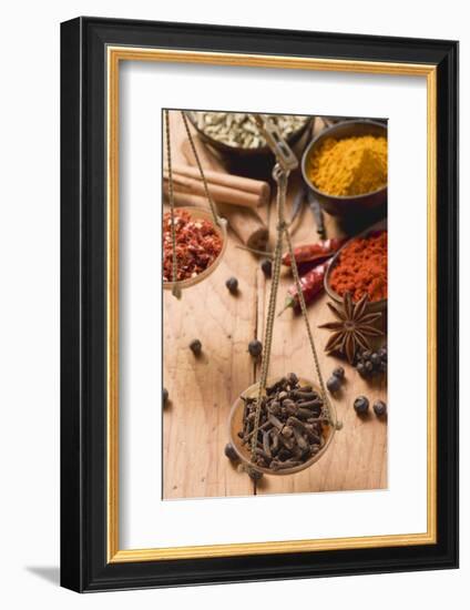 Still Life with Spices and Scales-Eising Studio - Food Photo and Video-Framed Photographic Print