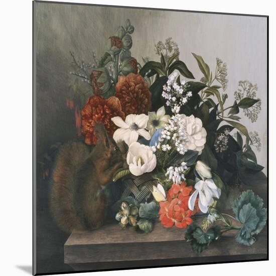 Still Life with Squirrel-Mary Kearse-Mounted Giclee Print