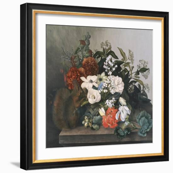 Still Life with Squirrel-Mary Kearse-Framed Giclee Print