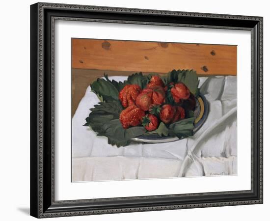 Still Life with Strawberries, 1921-Félix Vallotton-Framed Giclee Print