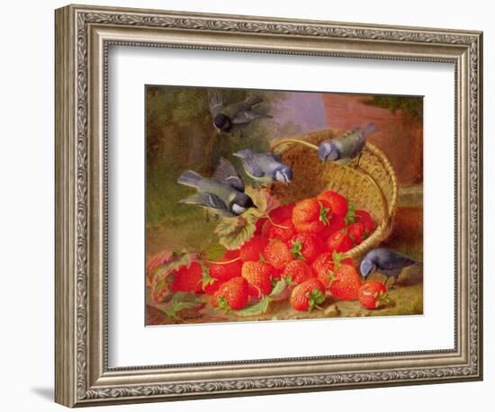 Still Life with Strawberries and Bluetits-Eloise Harriet Stannard-Framed Giclee Print