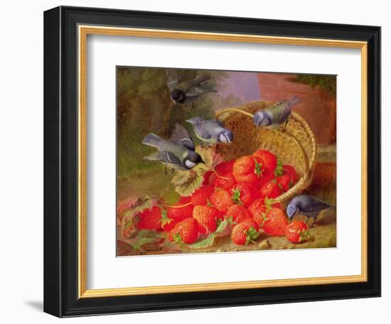 Still Life with Strawberries and Bluetits-Eloise Harriet Stannard-Framed Giclee Print