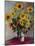 Still Life with Sunflowers, 1880-Claude Monet-Mounted Premium Giclee Print
